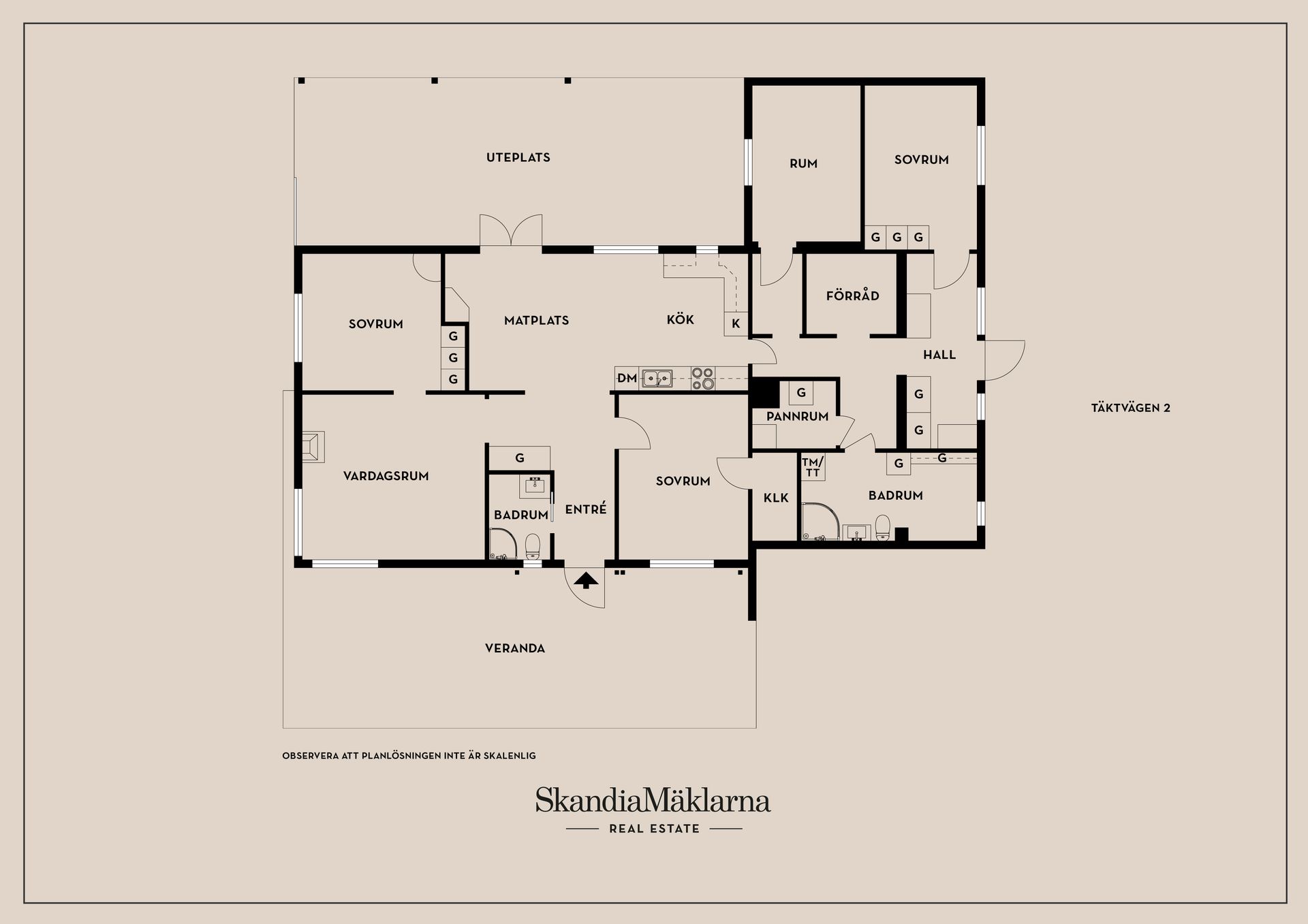 Villa, Täktvägen 2, Danholn, Falun