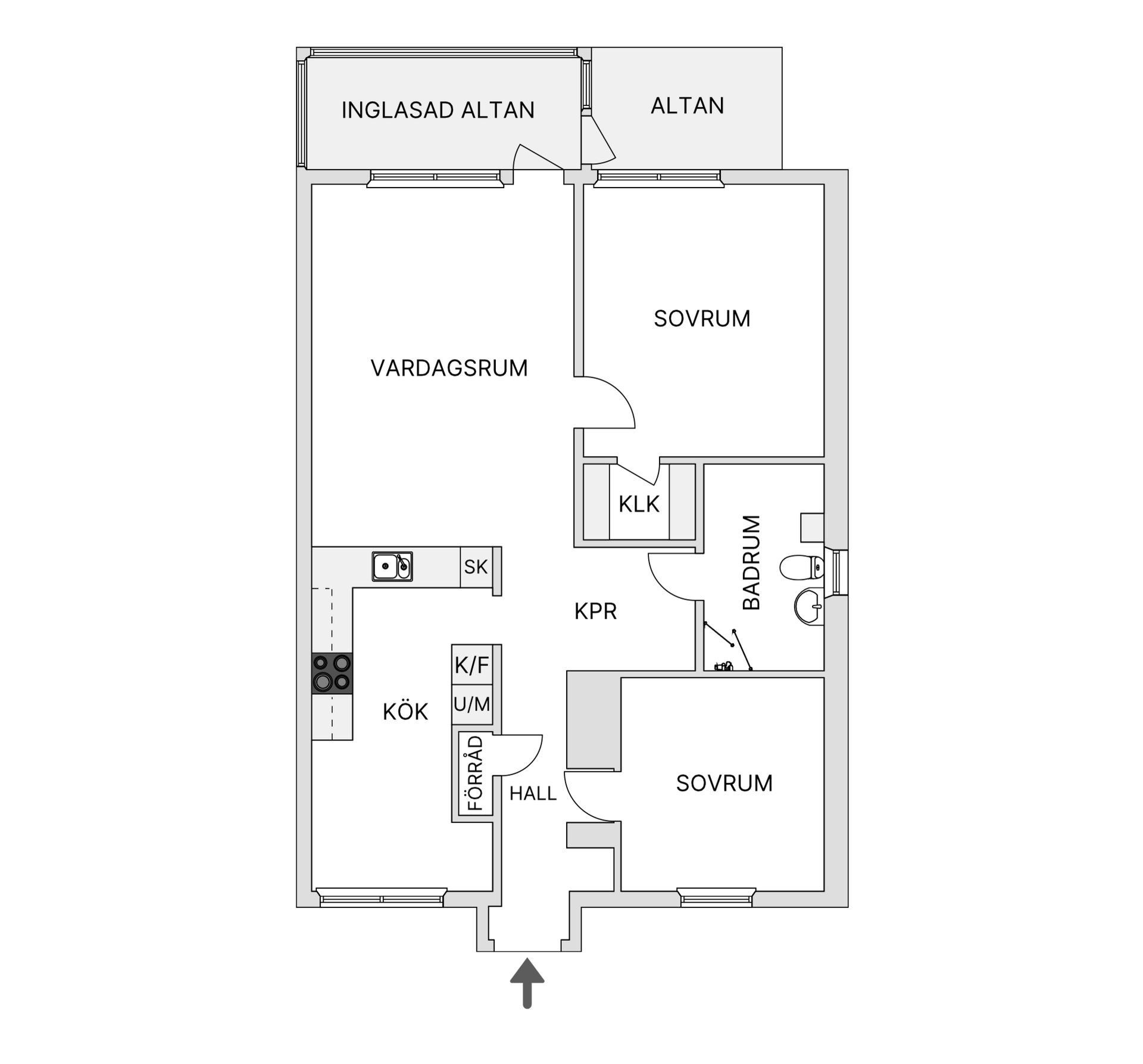 Bostadsrätt, Vänskapsgatan 62, Ursviken, Skellefteå