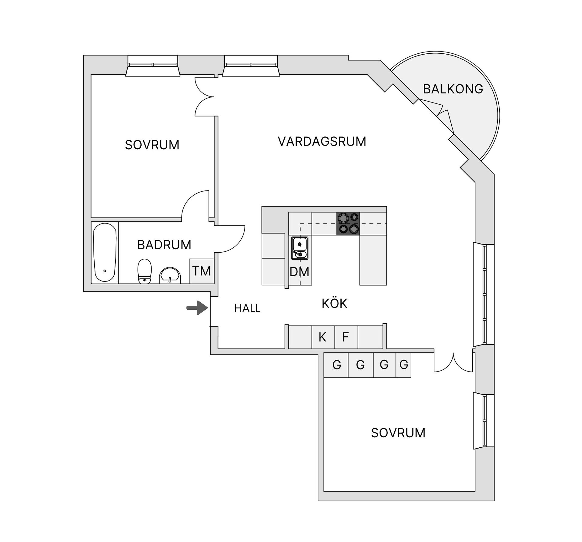 Bostadsrätt, Tegelviksgatan 45, Stockholm