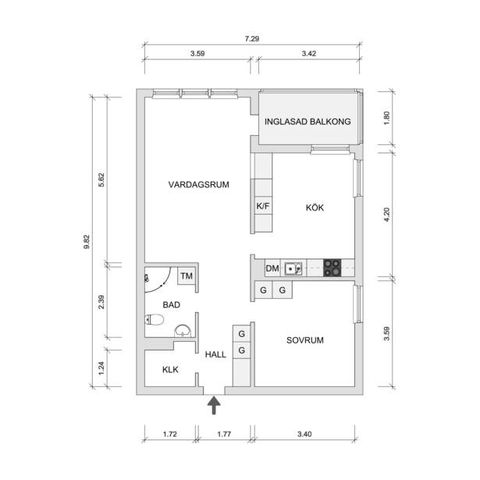 Bostadsrätt, Södra Kungsvägen 234, Brevik, Lidingö
