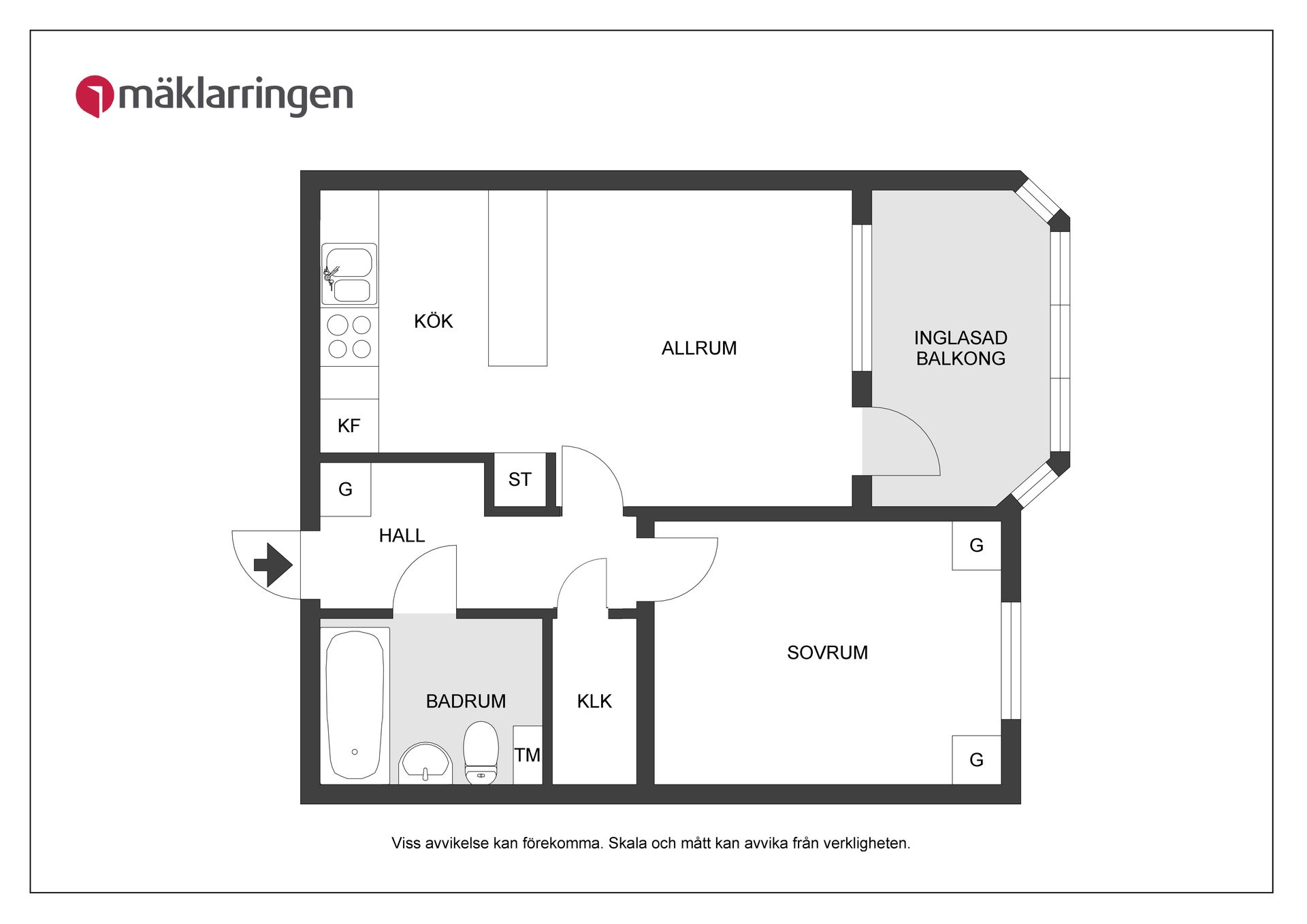 Bostadsrätt, Släggkastargatan 4, Rönnby, Västerås