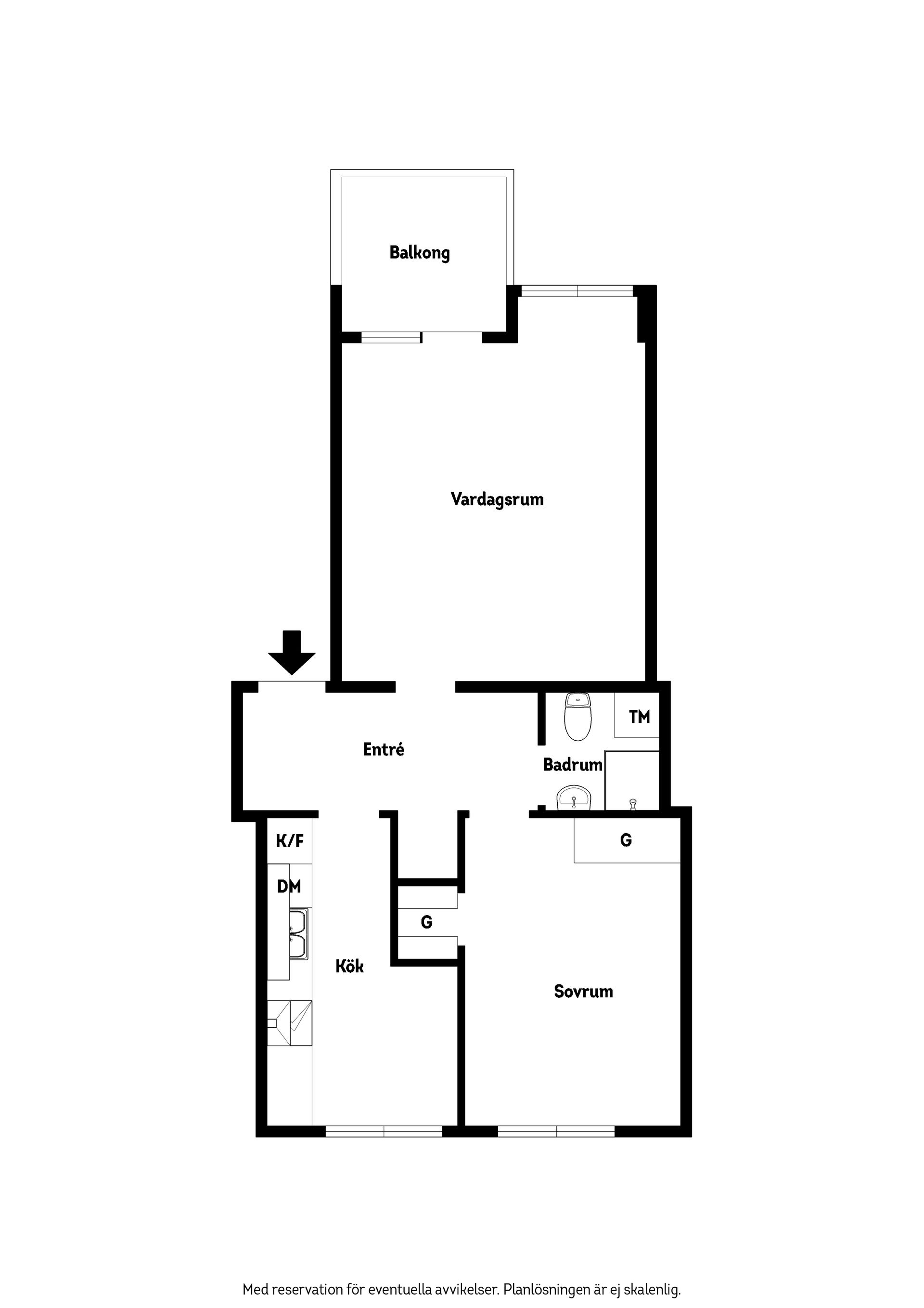 Bostadsrätt, Skogsvägen 6 B, Egna Hem, Kristianstad