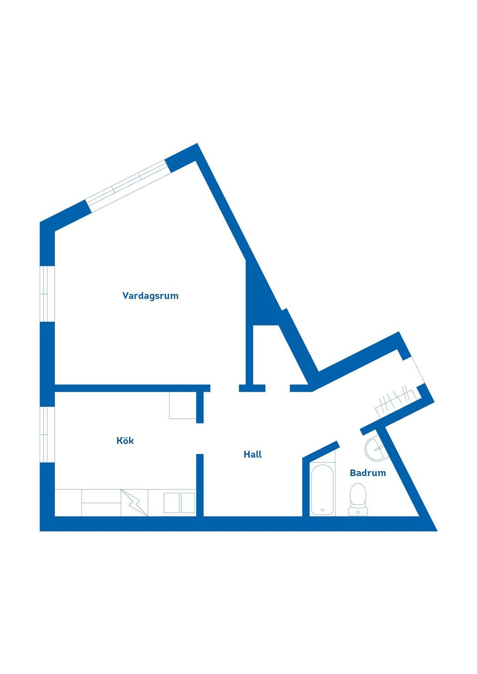 Bostadsrätt, Holmgatan 16A, Pantarholmen, Karlskrona