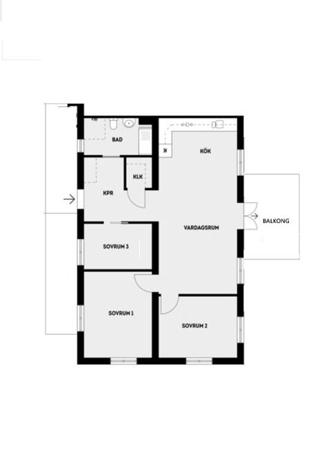Bostadsrätt, Fritzbergsvägen 2F, Bällstalund, Vallentuna