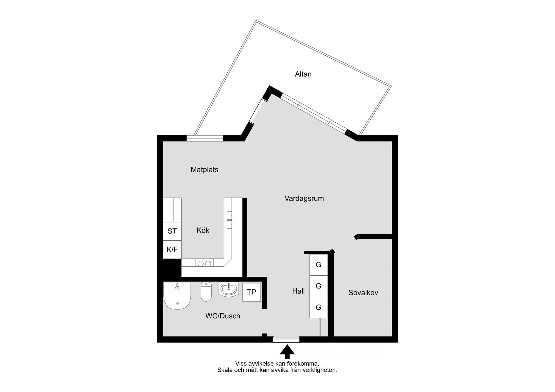 Bostadsrätt, Polhemsgatan 6, Rickomberga, Uppsala