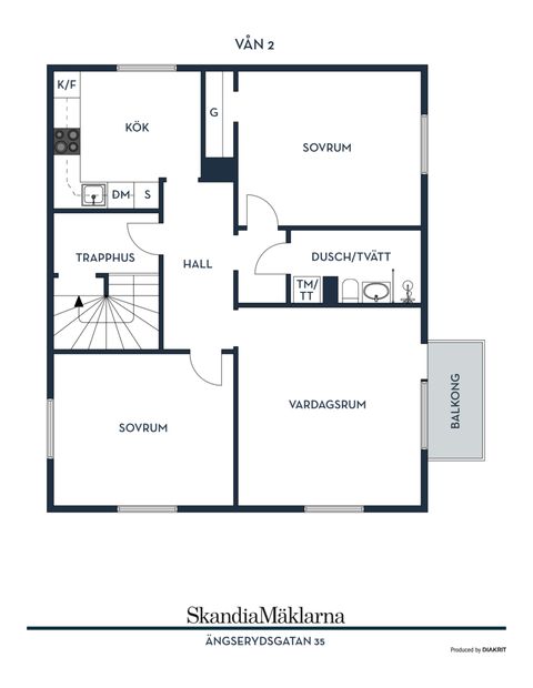 Villa, Ängserydsgatan 35, Mossen, Motala