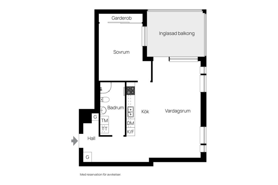 Bostadsrätt, Kornettvägen 28 Lgh 1405, Tröinge Ängar, Falkenberg
