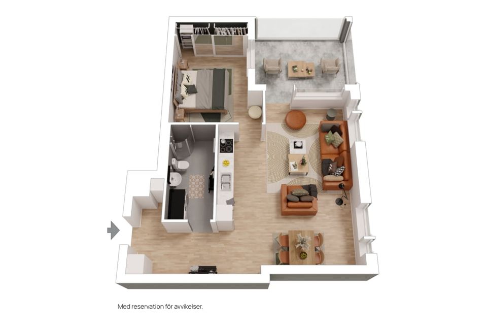 Bostadsrätt, Kornettvägen 28 Lgh 1405, Tröinge Ängar, Falkenberg