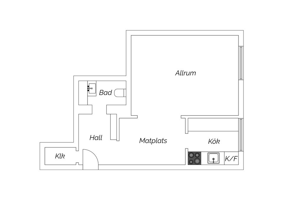 Bostadsrätt, Skvadronsgatan 8, Ribersborg, Malmö