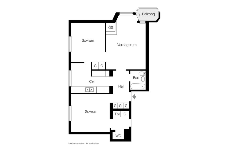 Bostadsrätt, Etsarvägen 2, Gullmarsplan - Johanneshov, Stockholm