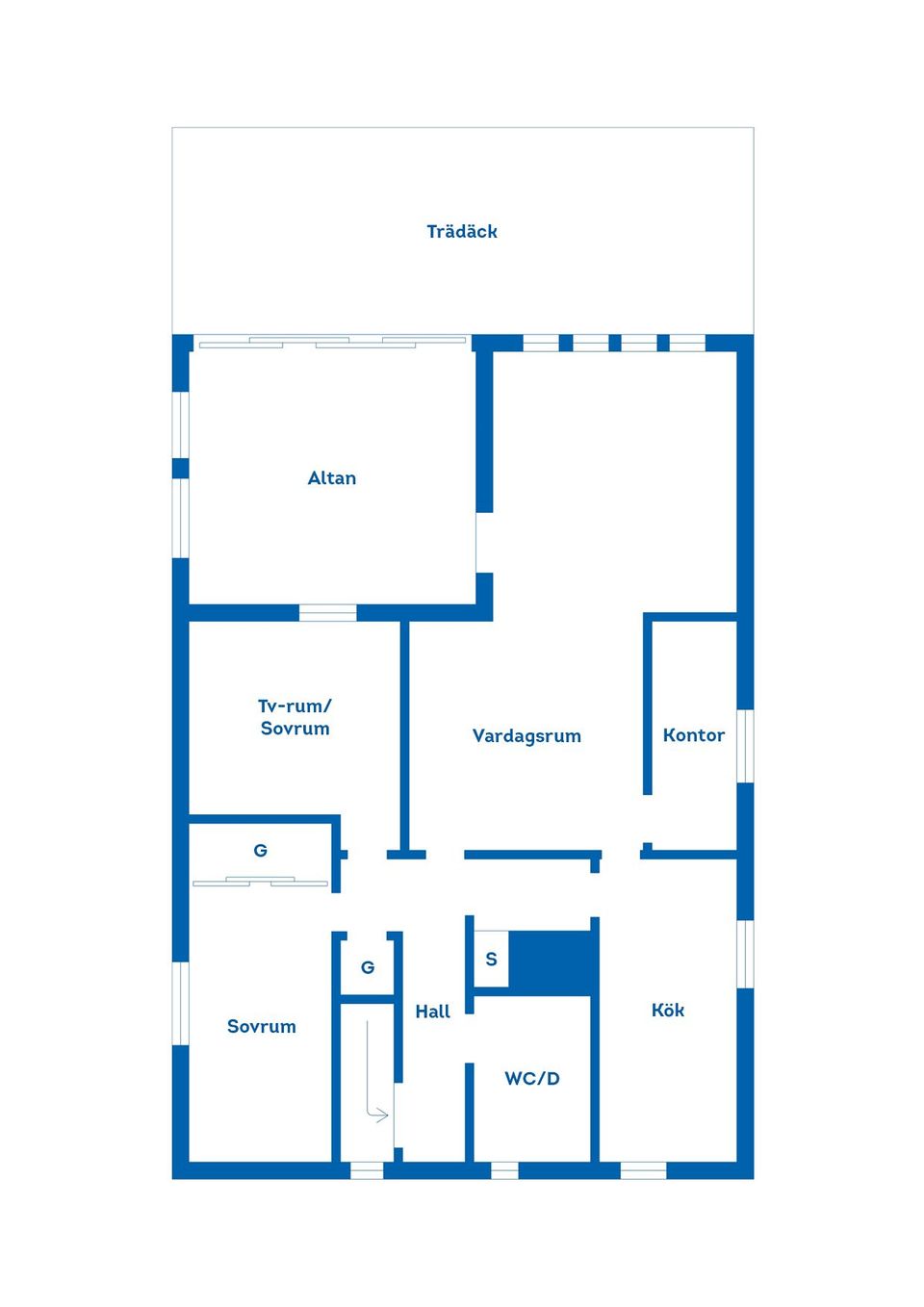 Villa, Blåeldsgatan 6, Östervärn, Hässleholm