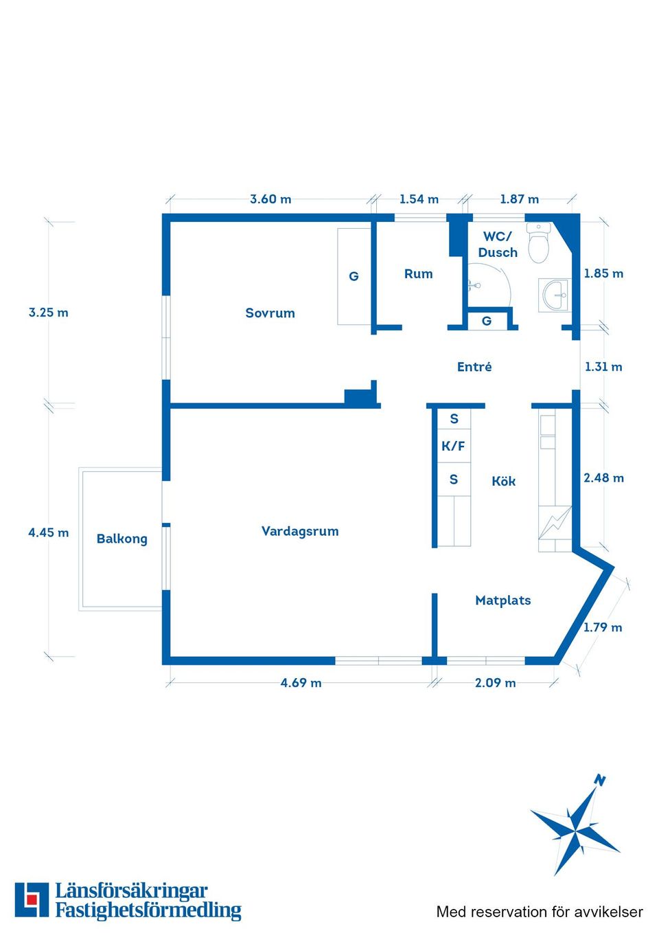 Bostadsrätt, Sahlingatan 17, Björkelund, Motala