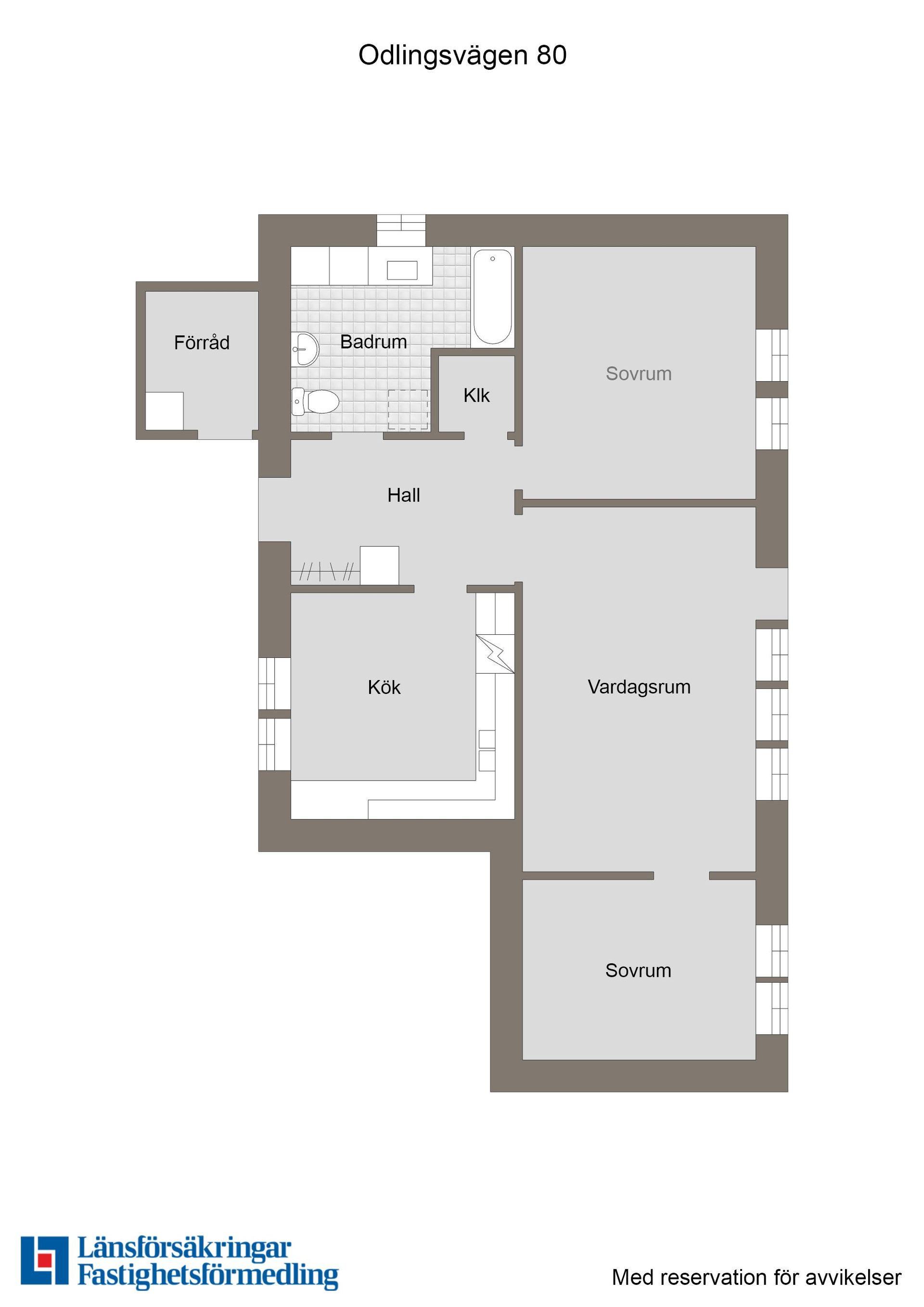 Bostadsrätt, Odlingsvägen 80, Lillkyrka, Enköping
