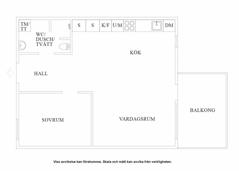 Bostadsrätt, Rektorsvägen 3D, Skarpås, Ulricehamn
