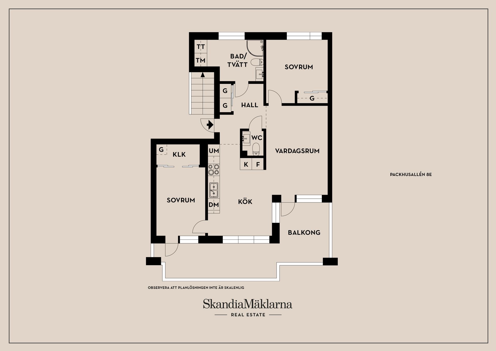 Bostadsrätt, Packhusallén 8E, Karlstad