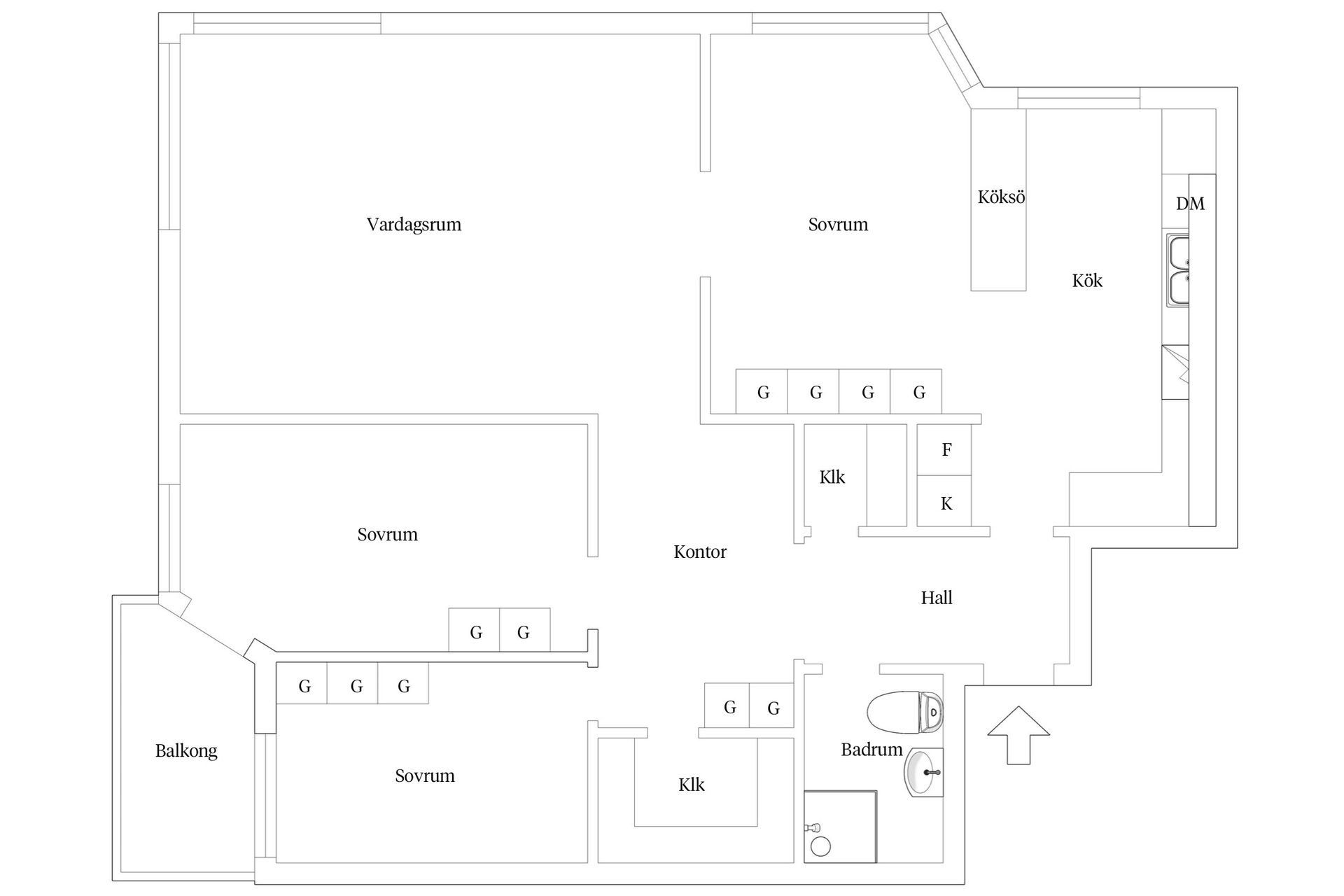Bostadsrätt, Flemminggatan 12, Tågaborg, Helsingborg