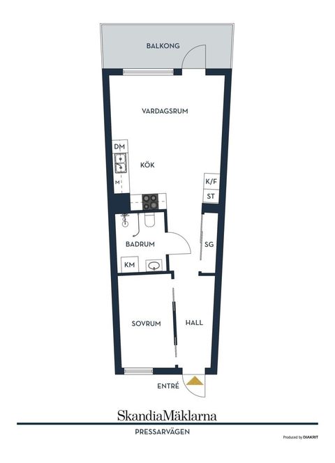 Bostadsrätt, Pressarvägen 27, Kallhäll, Järfälla
