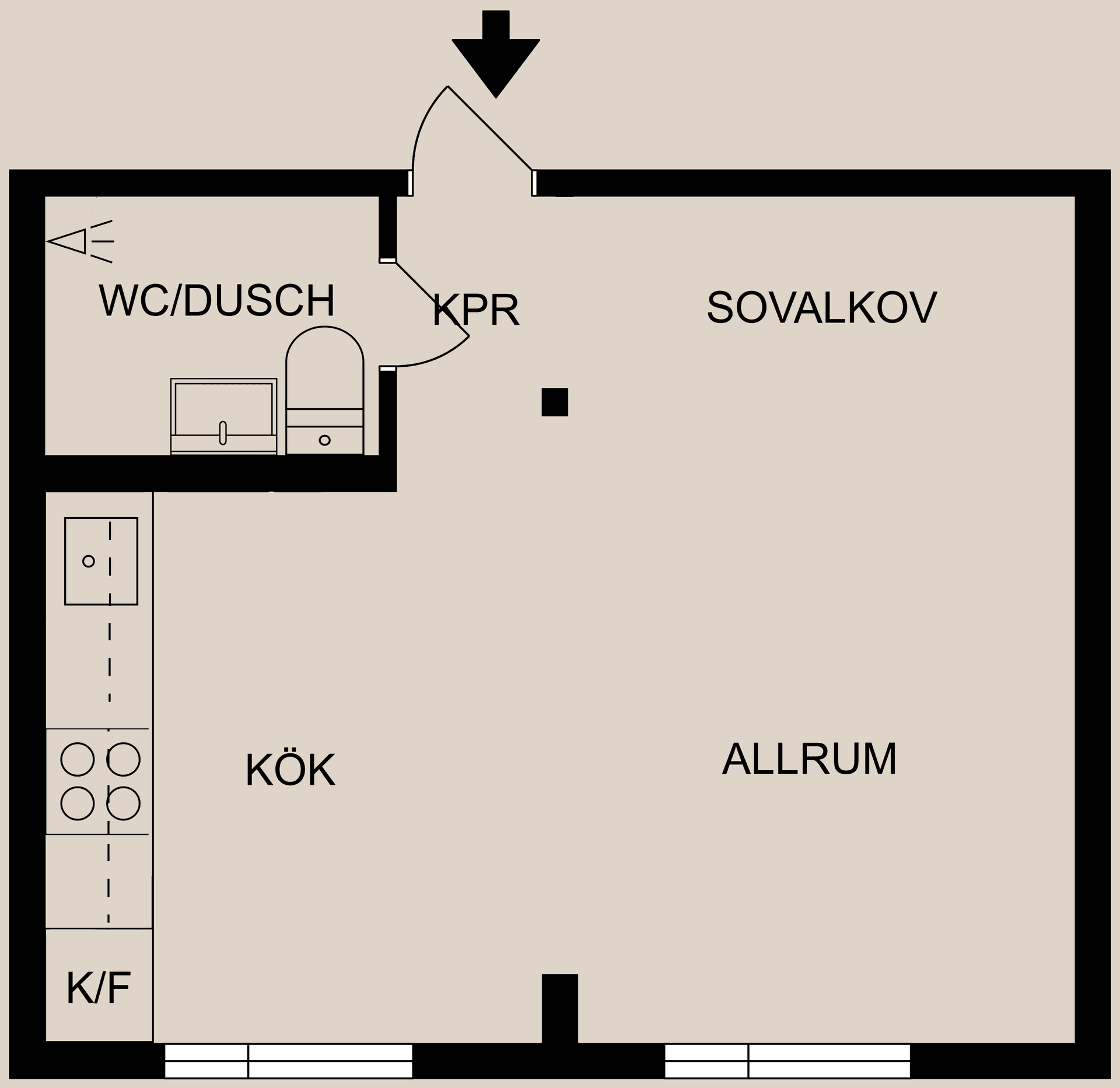Bostadsrätt, Klingagatan 6, Skarphagen, Norrköping