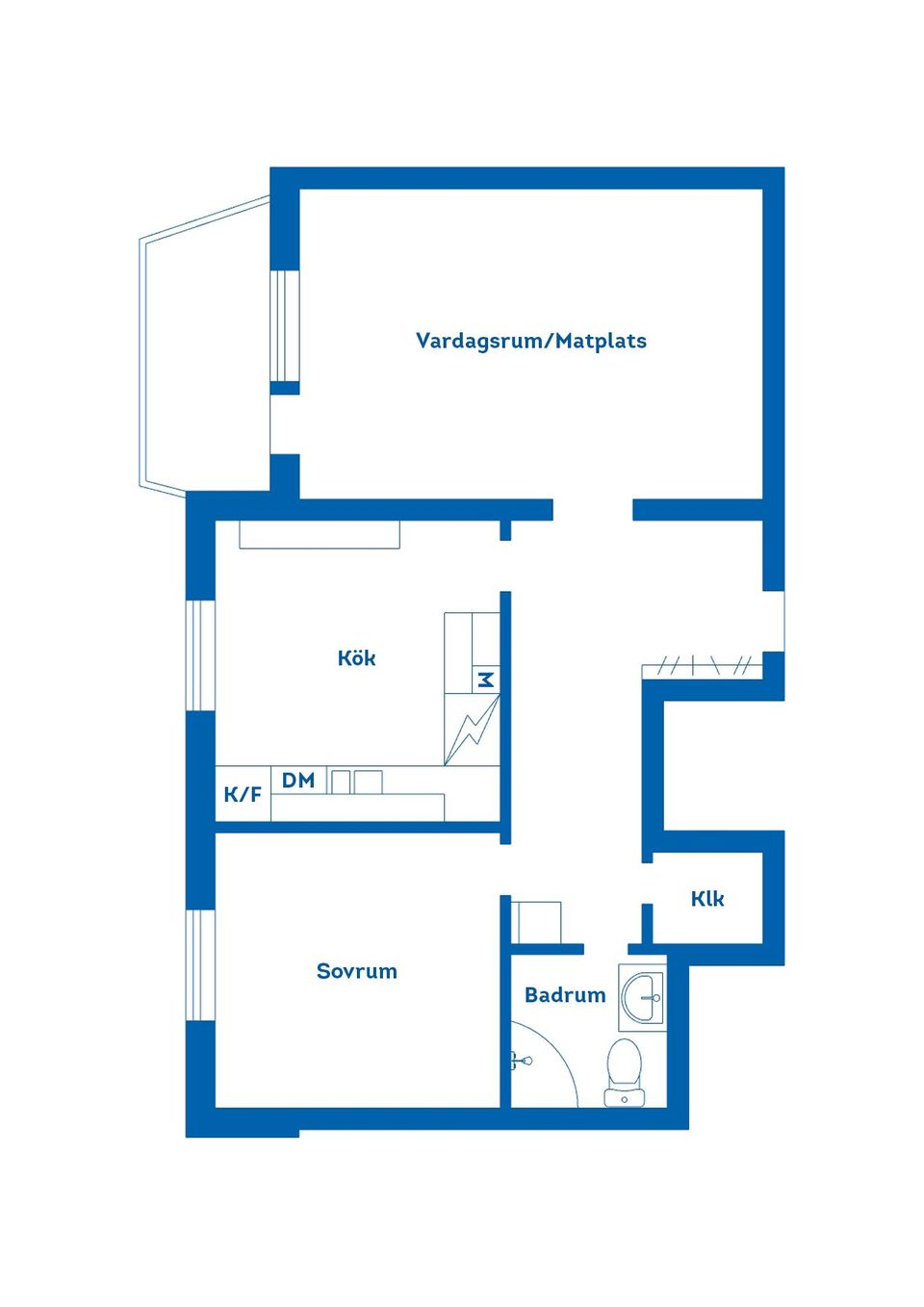 Bostadsrätt, Norra Slottsgatan 19, Norr, Gävle