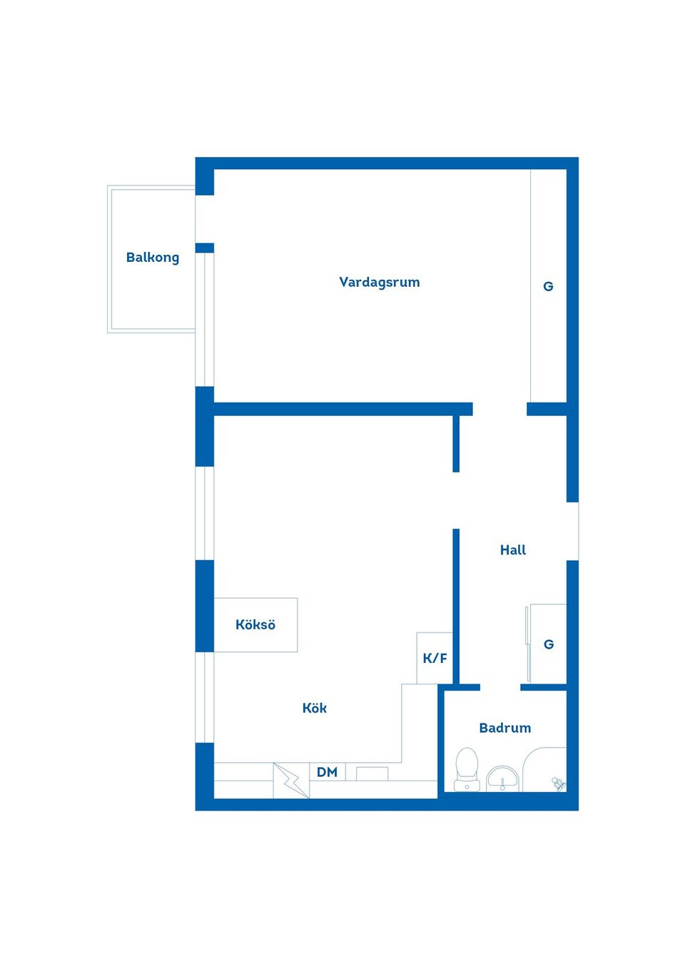 Bostadsrätt, Fleminggatan 27B, Södertull, Gävle