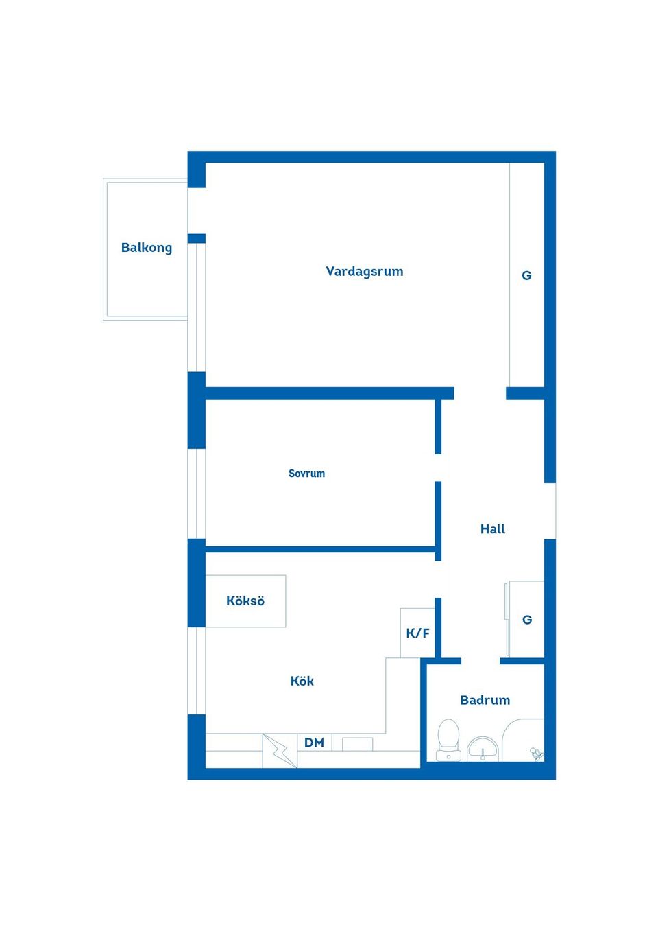 Bostadsrätt, Fleminggatan 27B, Södertull, Gävle