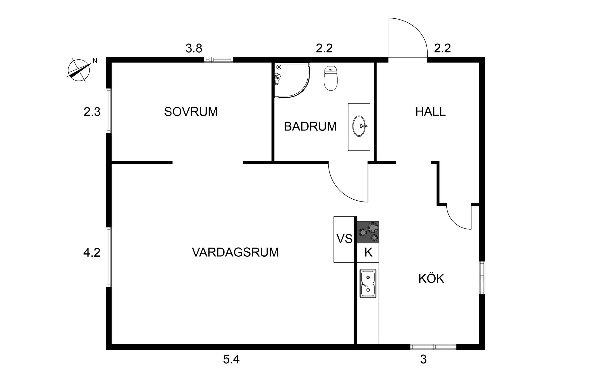 Fritidshus, Skölvene Knallen 1, Skölvene, Herrljunga