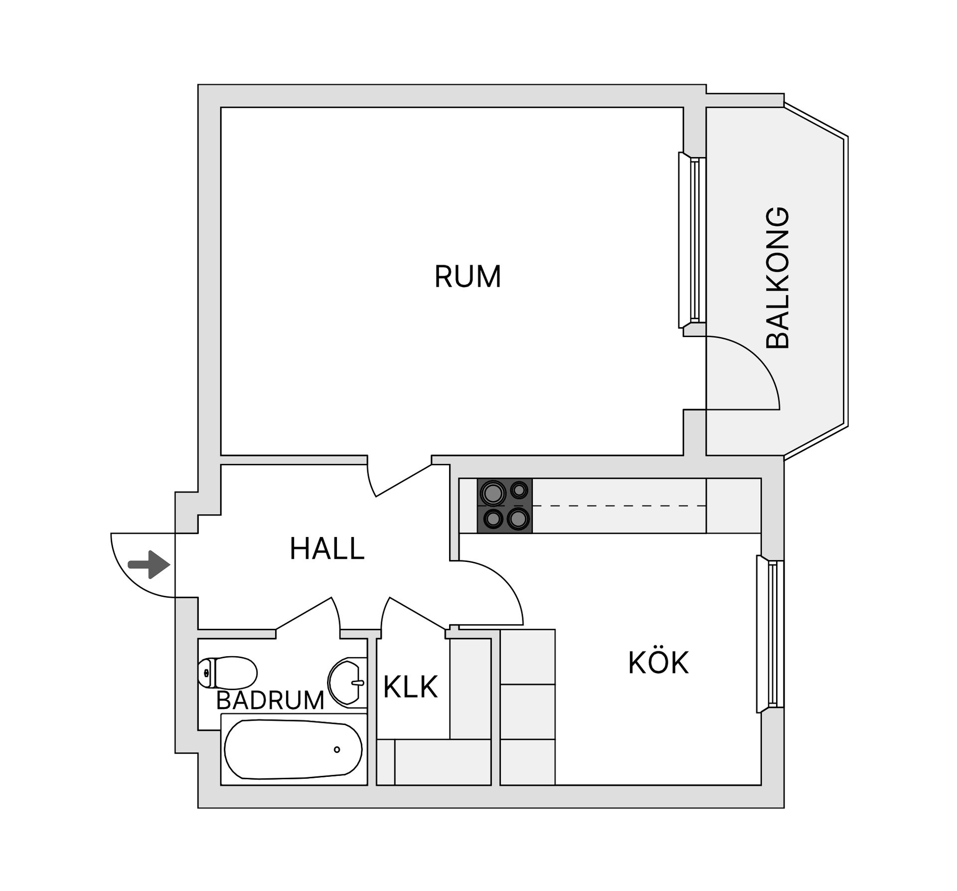 Bostadsrätt, Murargatan 30A, Salabacke, Uppsala