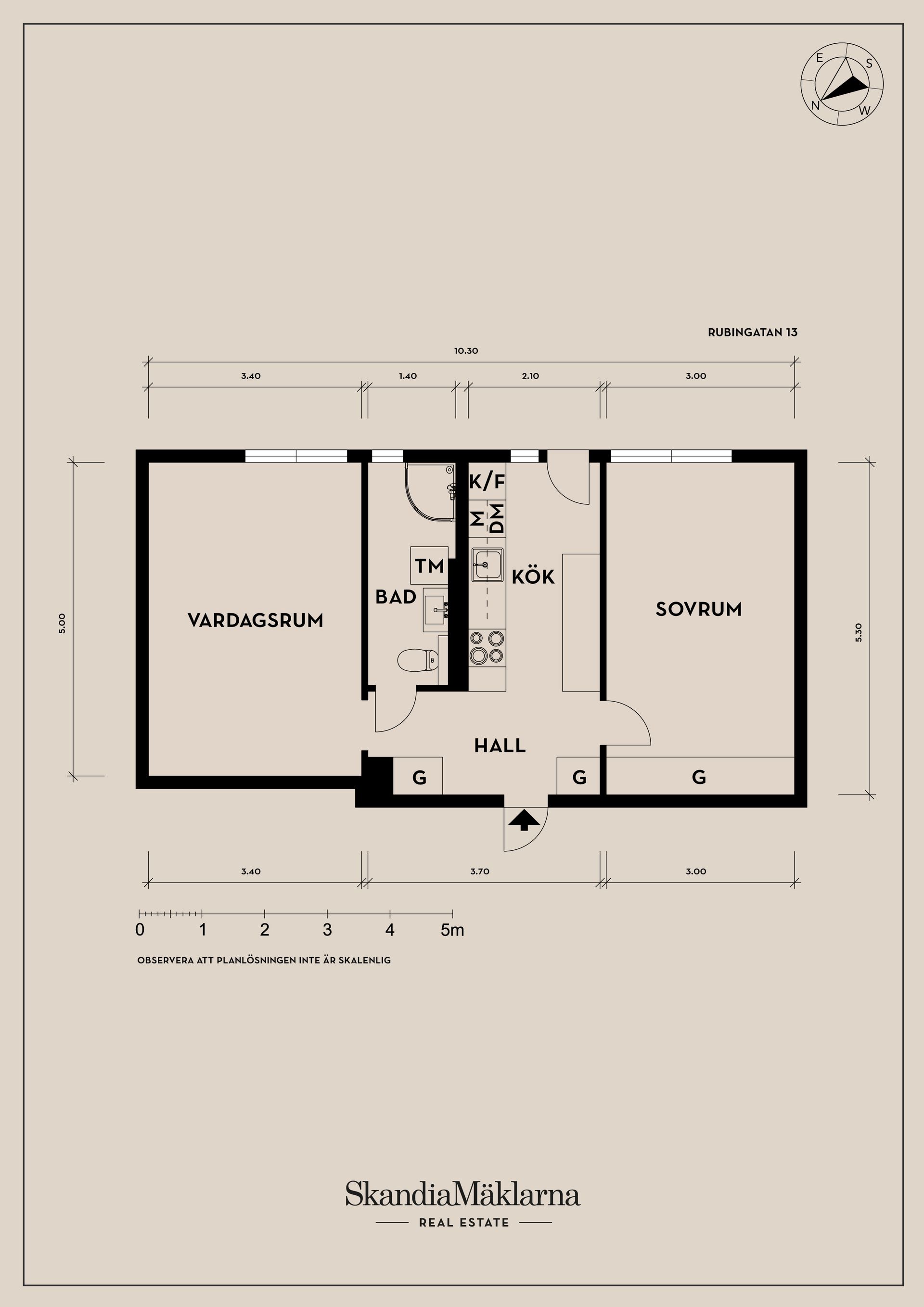 Bostadsrätt, Rubingatan 13, Göteborg