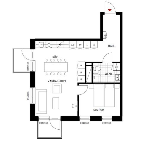 Bostadsrätt, Radiusbacken 39, vån 4, Midsommarkransen/Telefonplan, Stockholm