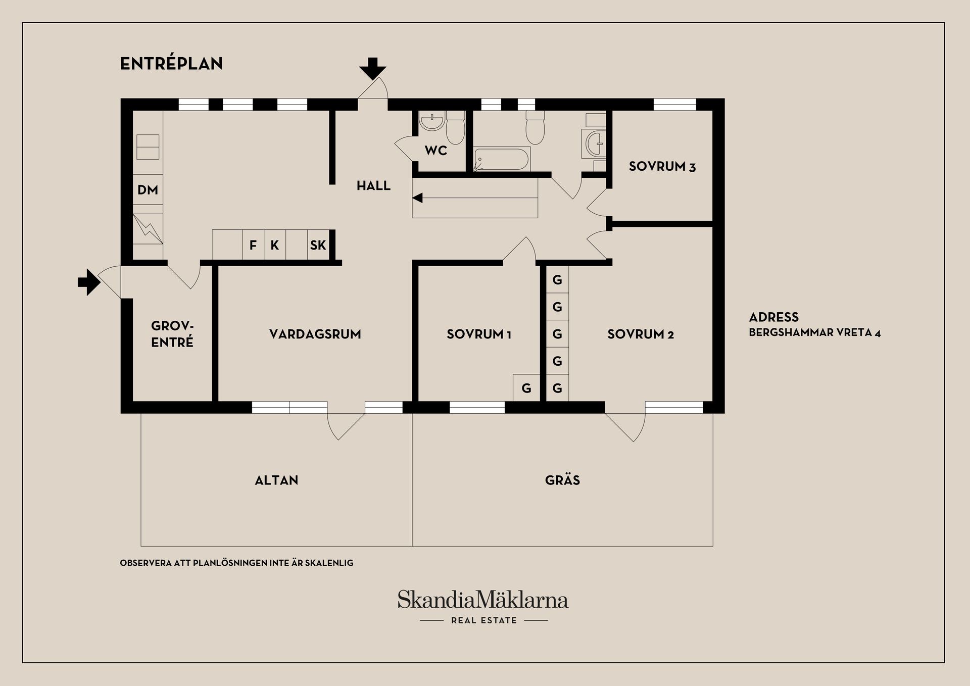 Villa, Bergshammar Vreta 4, Bergshammar Vreta, Nyköping