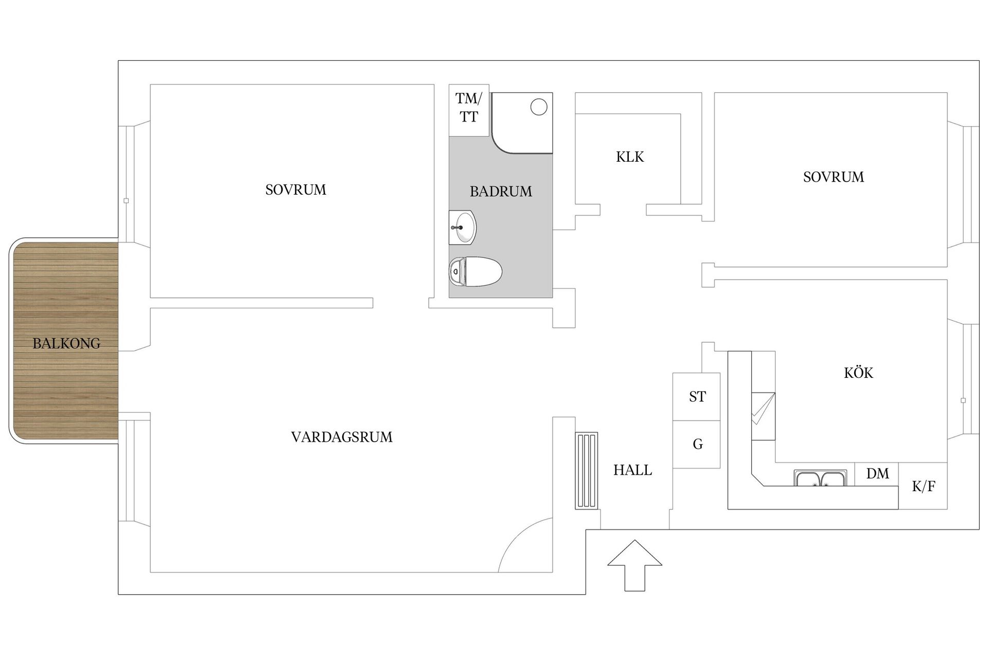 Bostadsrätt, Vegagatan 4C, Bremerlyckan, Kalmar