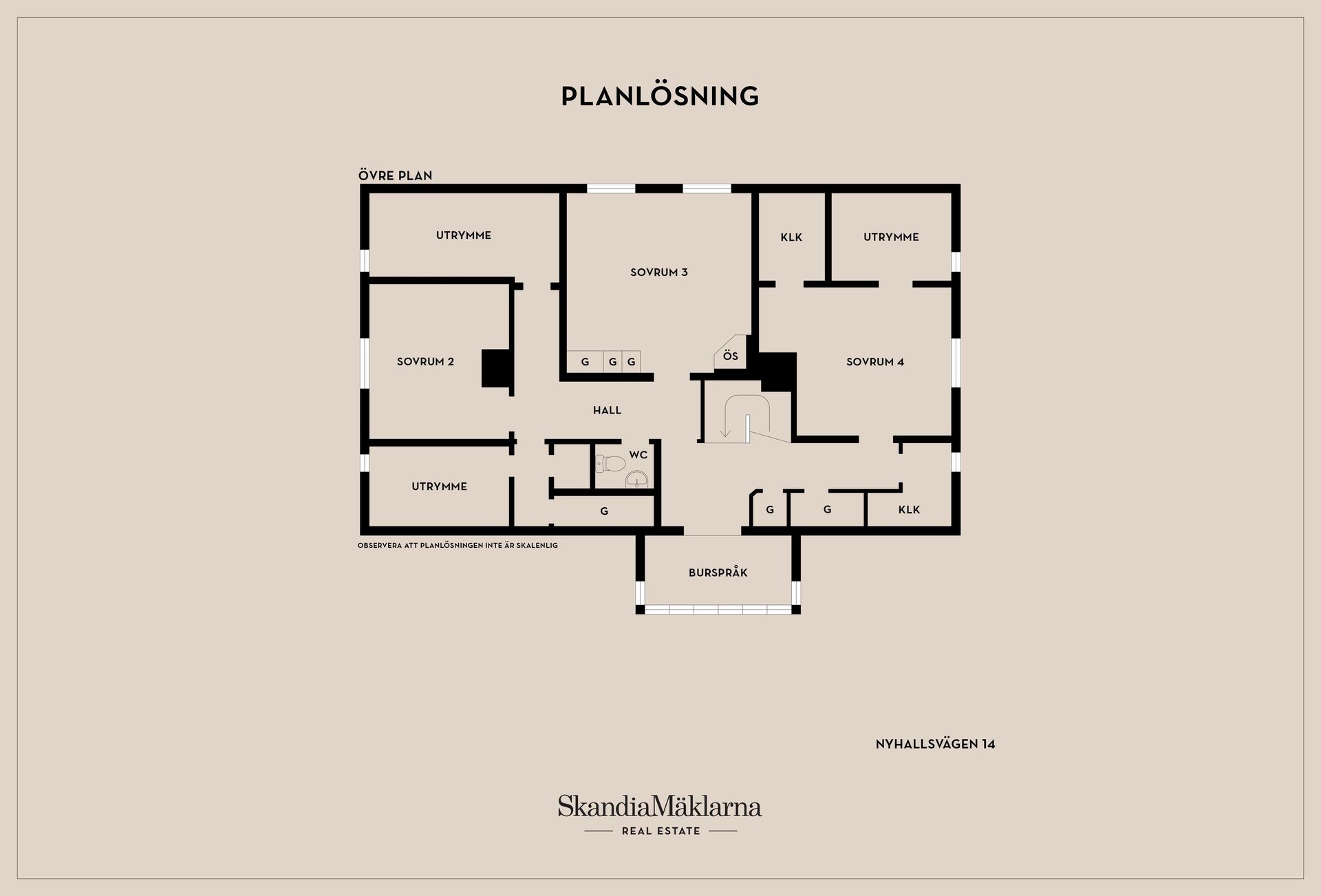 Villa, Nyhallsvägen 14, Hällbybrunn, Eskilstuna