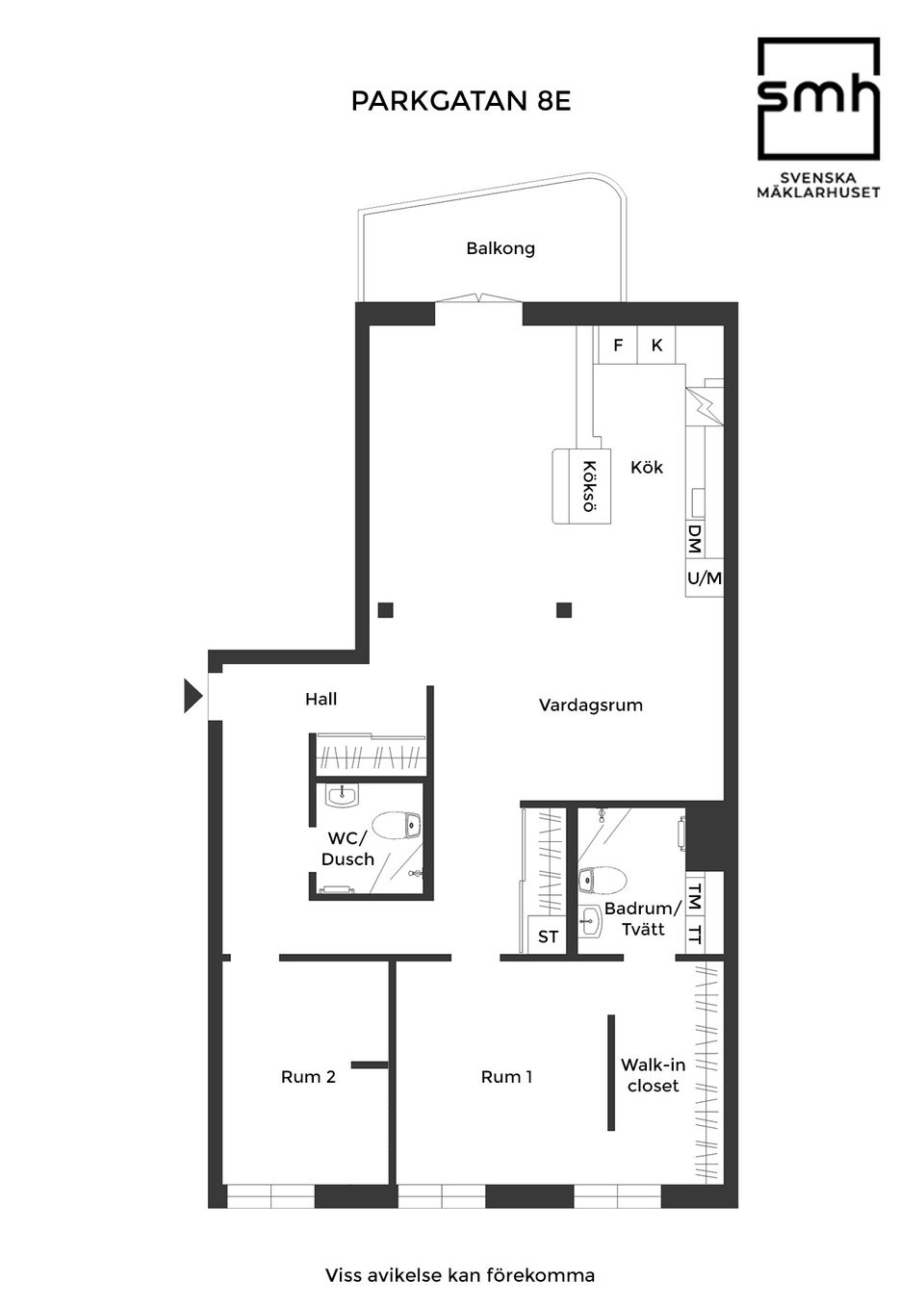 Bostadsrätt, Parkgatan 8E, Centrum, Landskrona