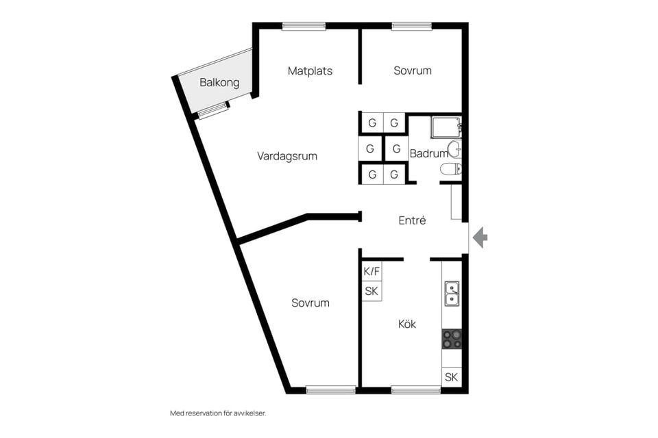 Bostadsrätt, Björkhemsgatan 49, Sjöbo, Borås