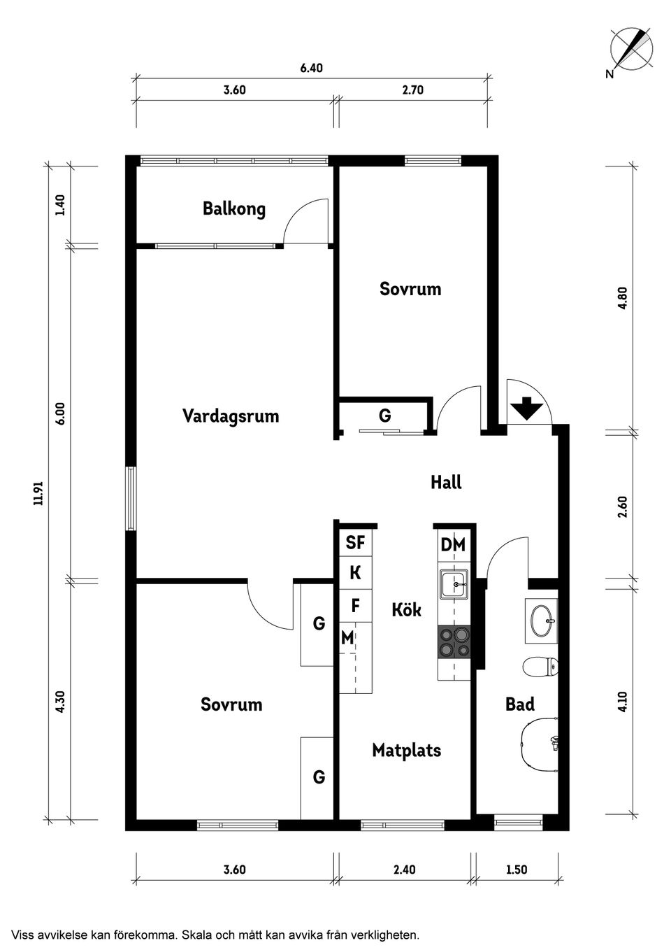 Bostadsrätt, Forsvägen 29, Hålabäck, Kungsbacka