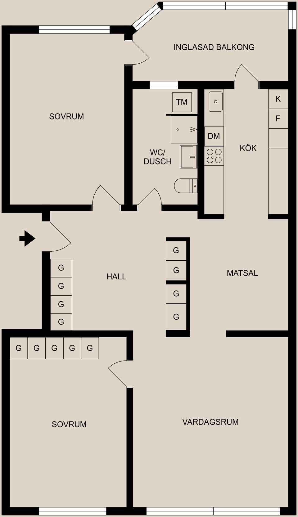 Bostadsrätt, Spjutgatan 36, Ektorp, Norrköping