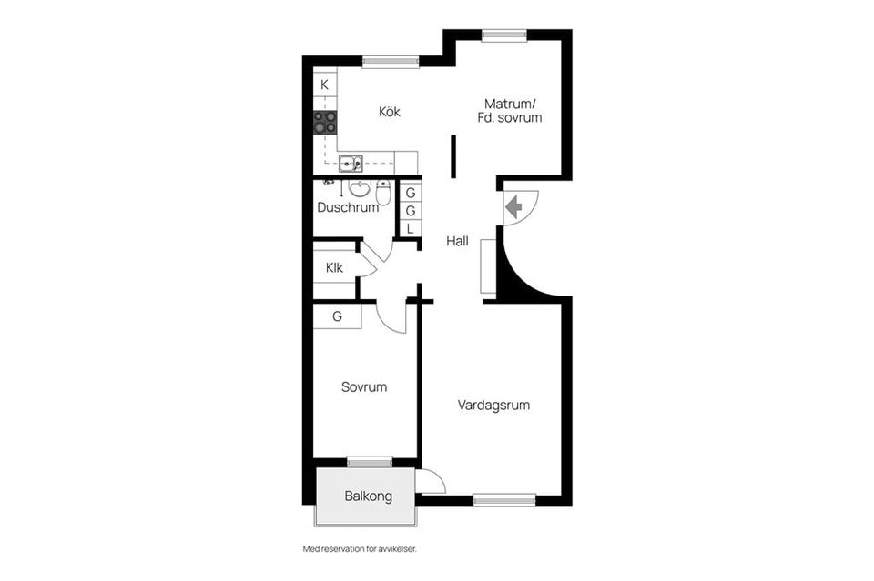 Bostadsrätt, Krokvägen 12A, Brännan, Härnösand