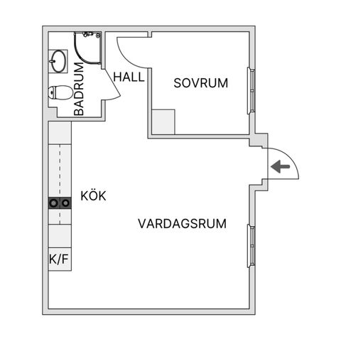 Bostadsrätt, Haqvin Spegelgatan 11B, Visby, Gotland