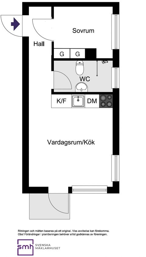Bostadsrätt, Säterivägen 21, 2 tr., Bromma / Mariehäll, Stockholm