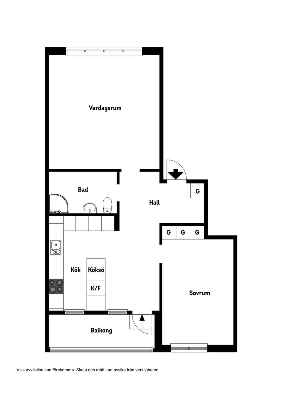 Bostadsrätt, Karlsviksvägen 6A, Brunflo, Östersund