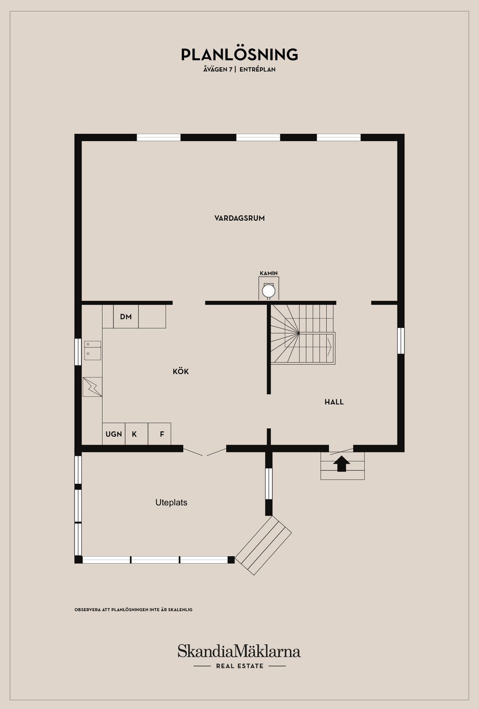 Villa, Åvägen 7, Köpingebro, Ystad