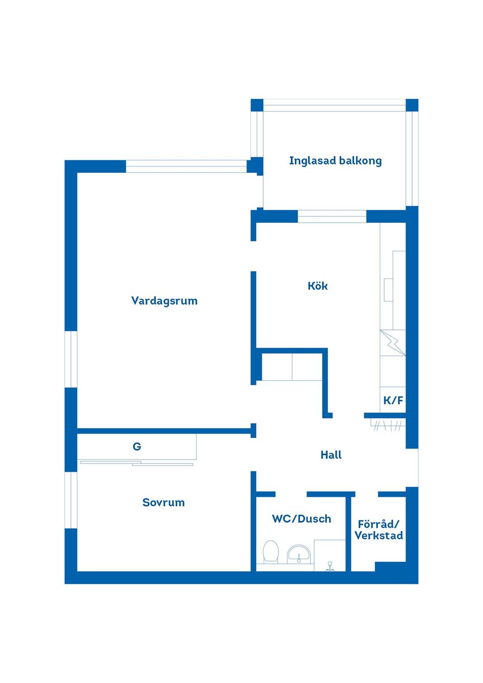 Bostadsrätt, Lagmansgatan 26, Långö, Karlskrona