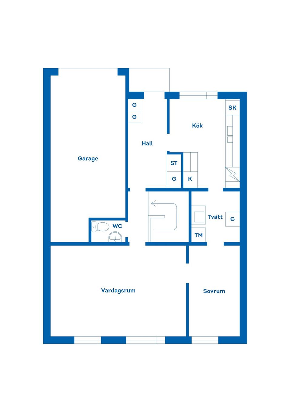 Radhus, Spjutgatan 66, Murberget/Änget, Härnösand