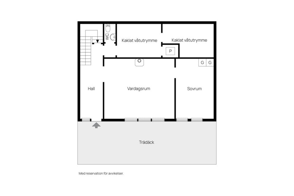 Villa, Harrvägen 18, Mjösund, Sundsvall