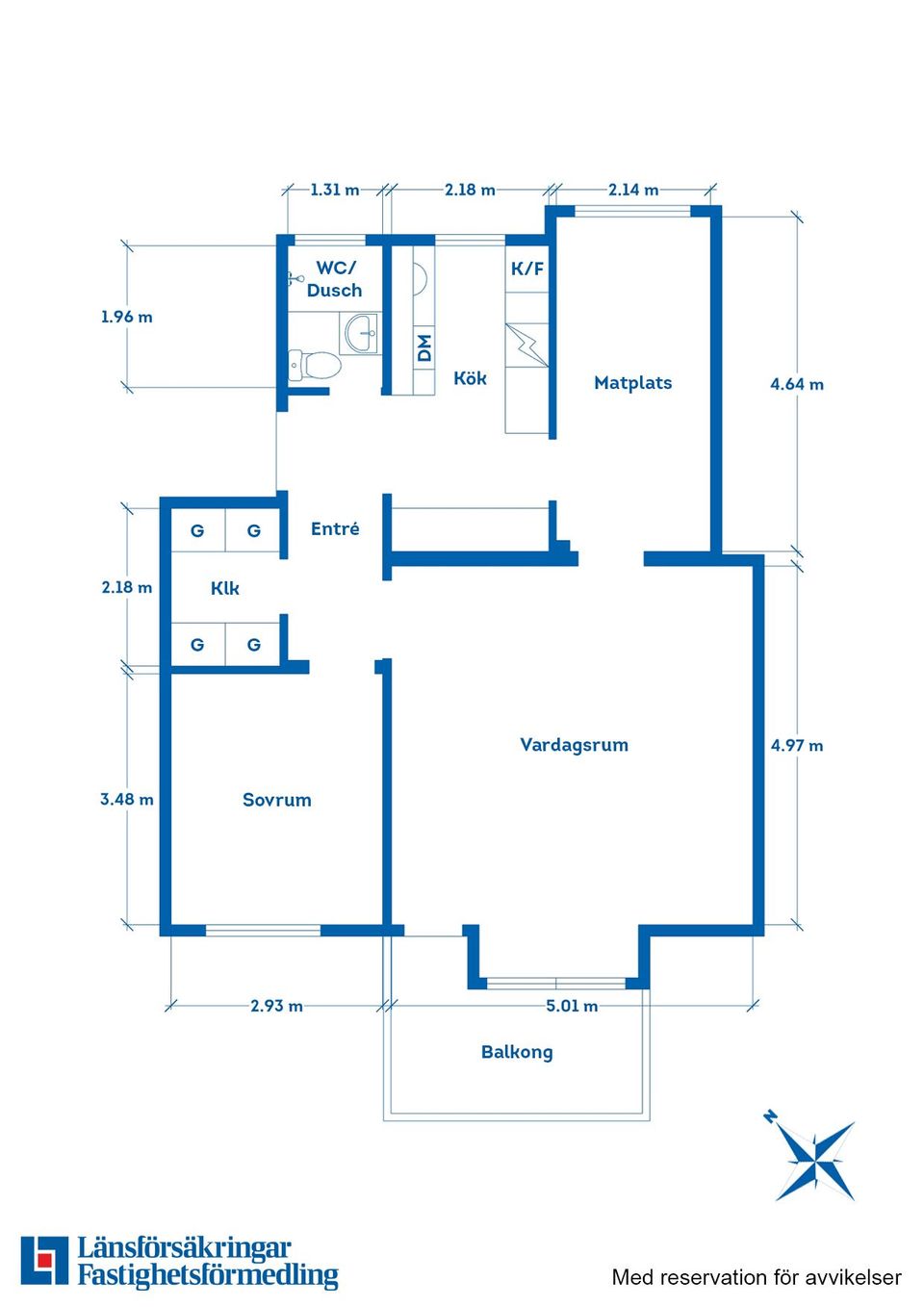 Bostadsrätt, Storgatan 27D, Centralt, Motala