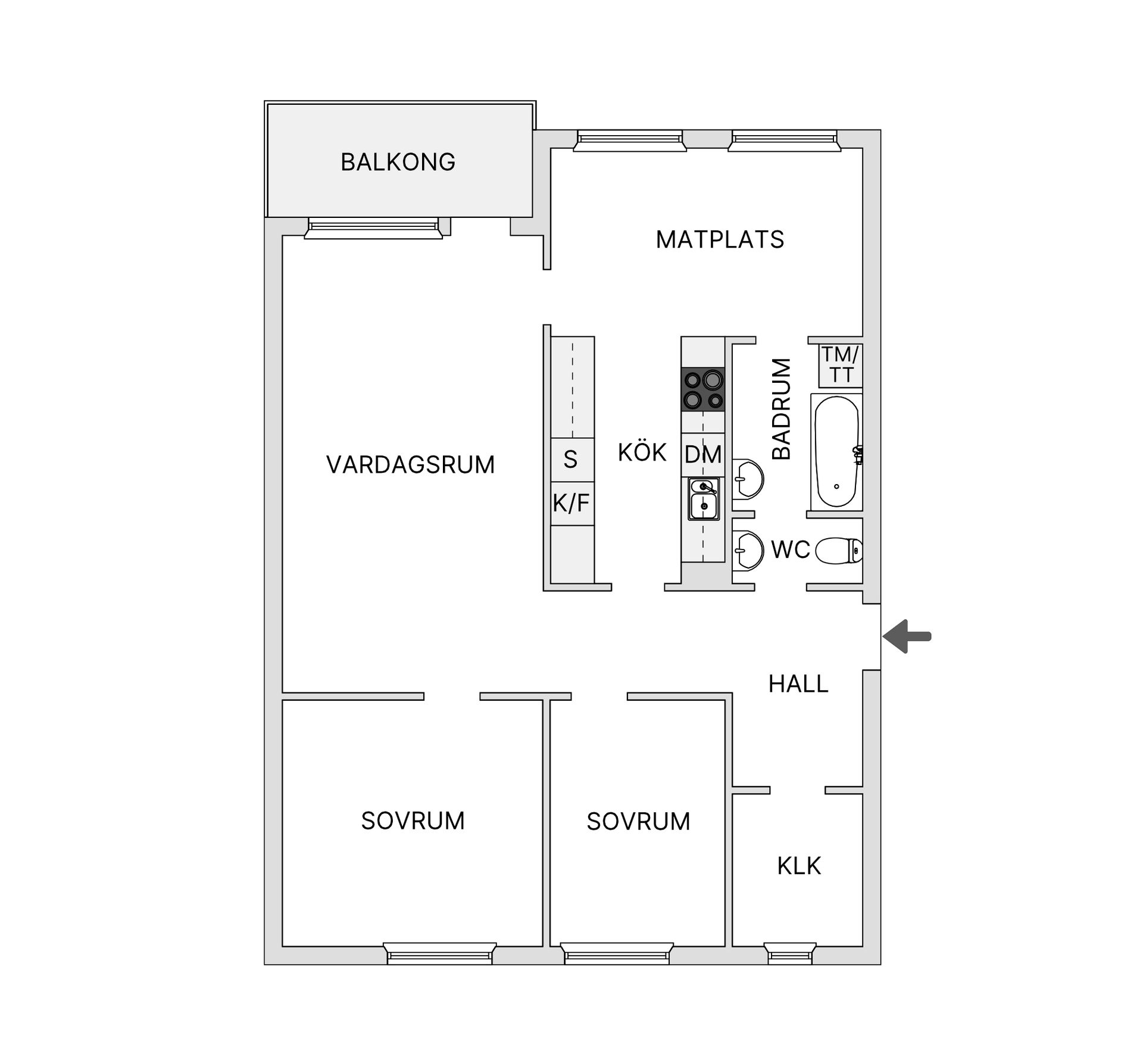 Bostadsrätt, Odenskogsvägen 100, Odensala, Östersund