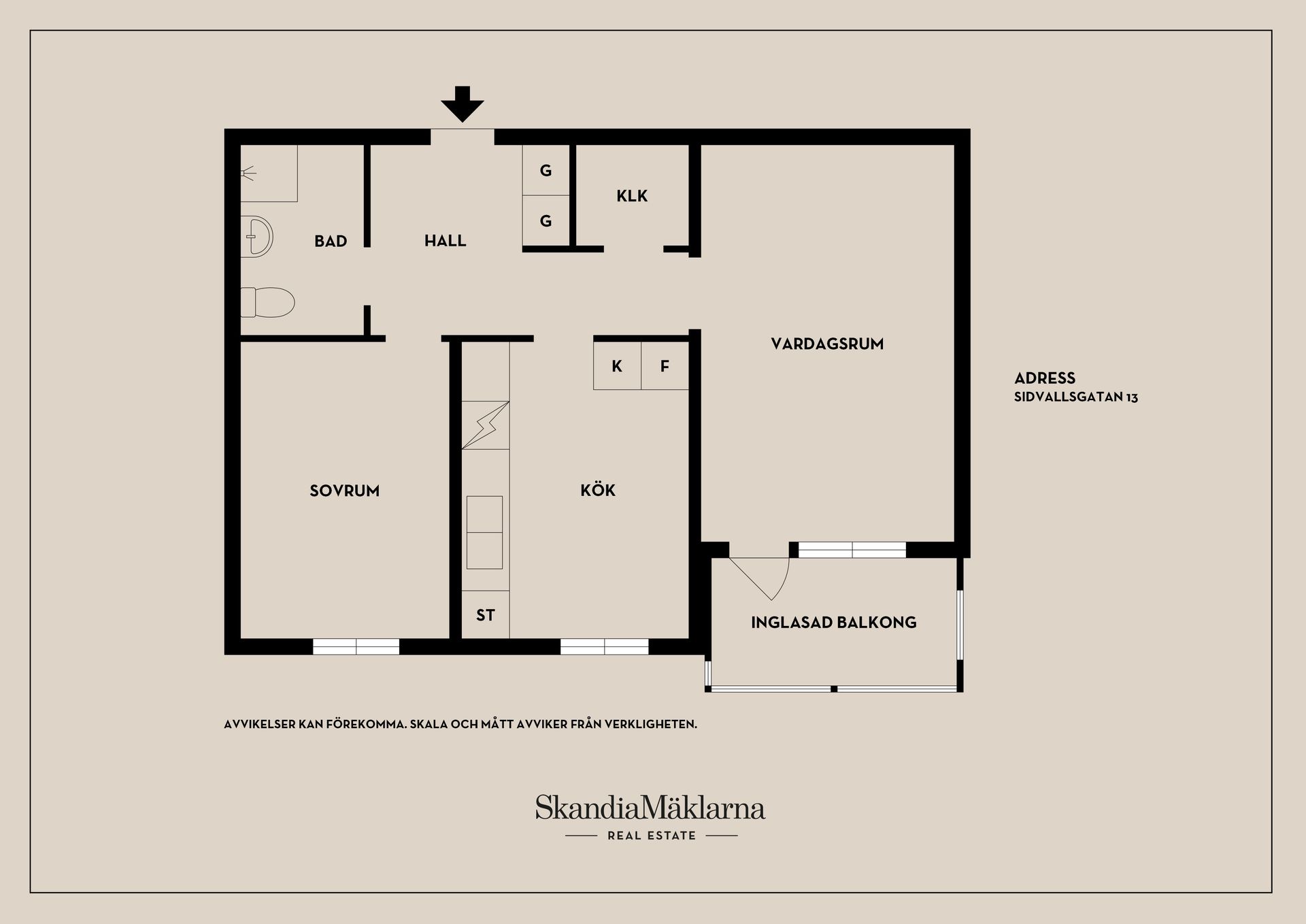 Bostadsrätt, Sidvallsgatan 13, Sörby/Eklunda, Örebro