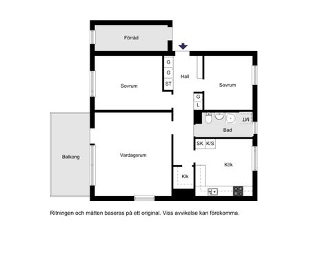 Bostadsrätt, Trädgårdsvägen 34, Lindholmen, Vallentuna