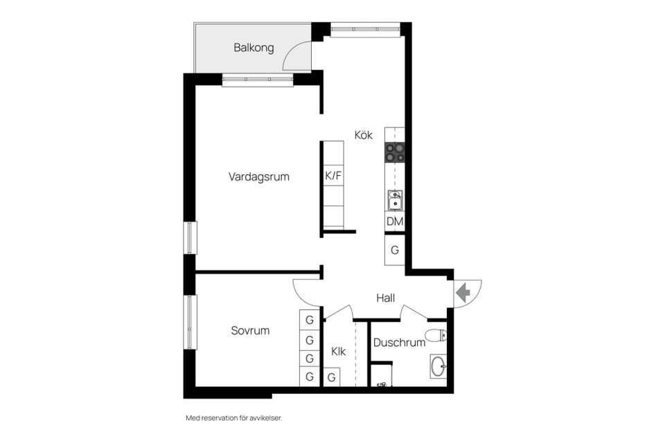 Bostadsrätt, Blockvägen 11, Centrum/ Norr, Hudiksvall