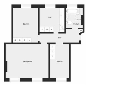 Bostadsrätt, Blackensvägen 10B, Älvsjö, Stockholm